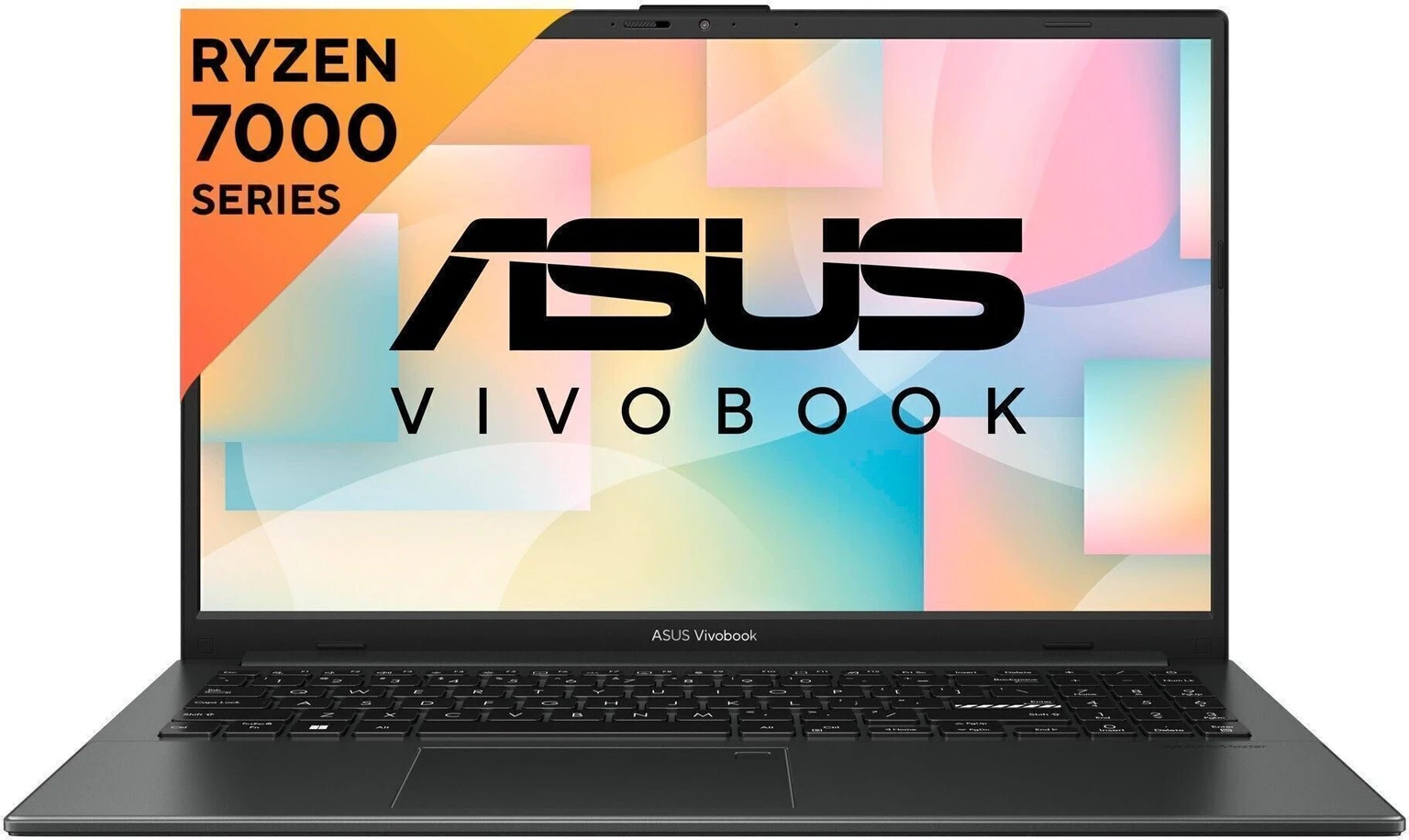 ASUS Vivobook Go 15 AMD Ryzen 3 Quad Core 7320U - (8 GB/512 GB SSD/Windows 11 Home) E1504FA-NJ322WS Thin and Light Laptop (15.6 Inch, Black, 1.63 Kg, With MS Office)
