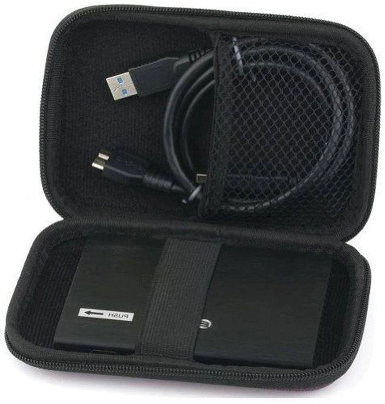 2.5 HDD Black Pouch Case