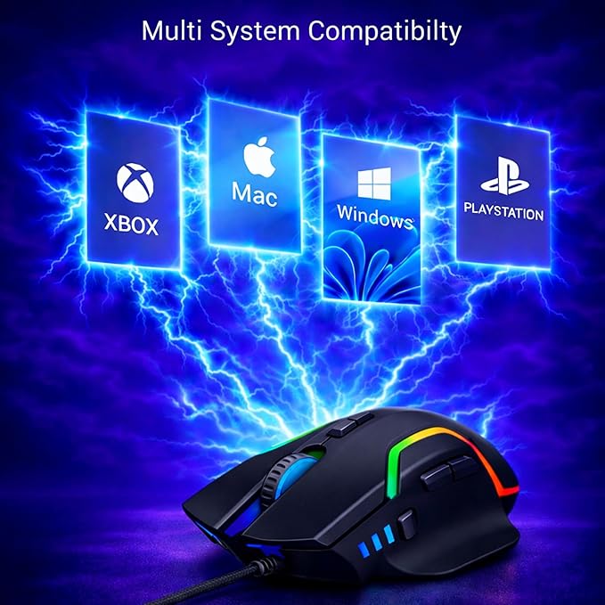 Ant Esports GM320 RGB Wired Gaming Mouse