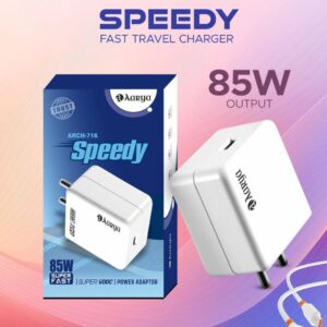 AARYA ARCH-716 85W SPEEDY FAST TRAVEL CHARGER