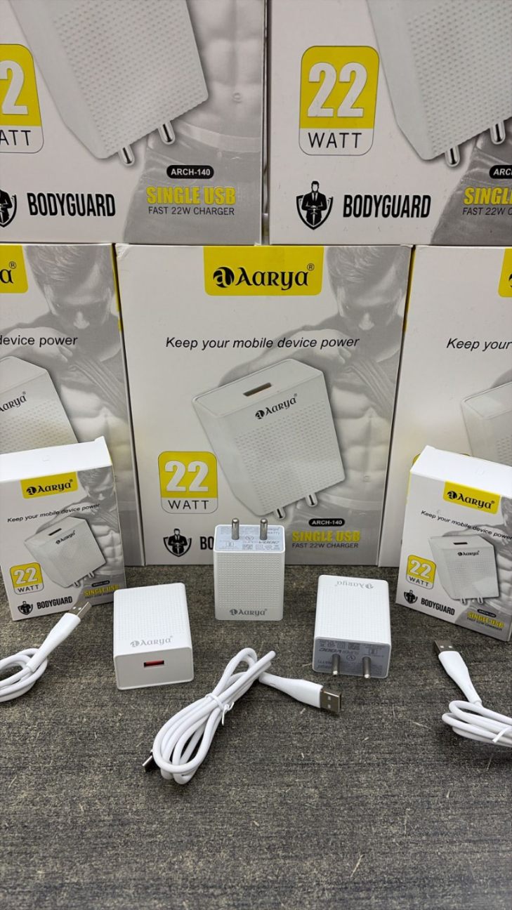 AARYA ARCH-140 TYPE C BODYGUARD FAST 22W CHARGER