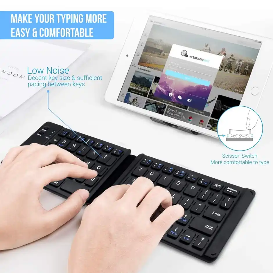 CHICKLET Foldable Bluetooth Kryboard