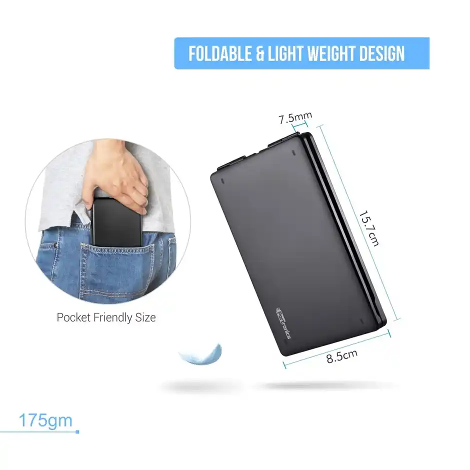 CHICKLET Foldable Bluetooth Kryboard