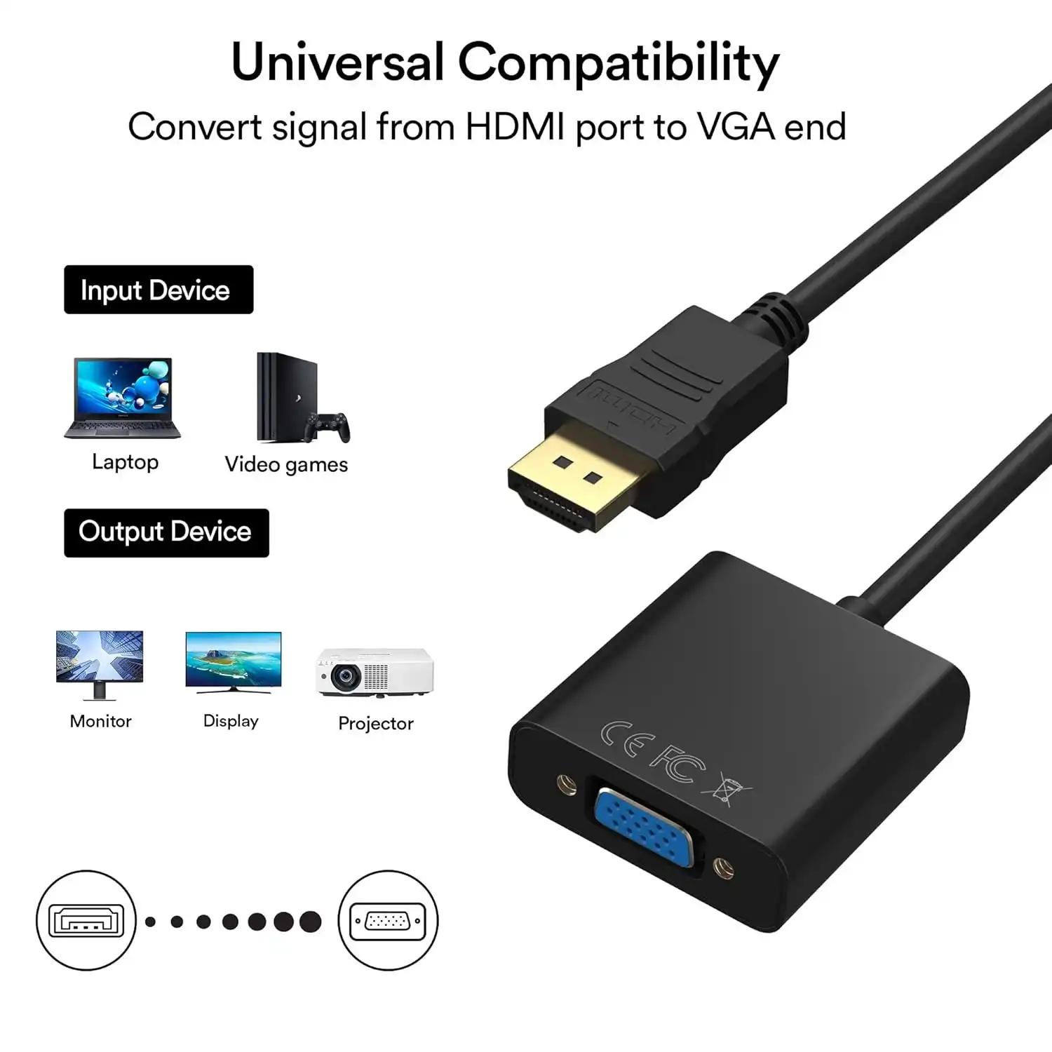HDTV to VGA Adapter