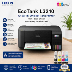 Epson EcoTank L3210 A4 All-in-One Ink Tank Printer
